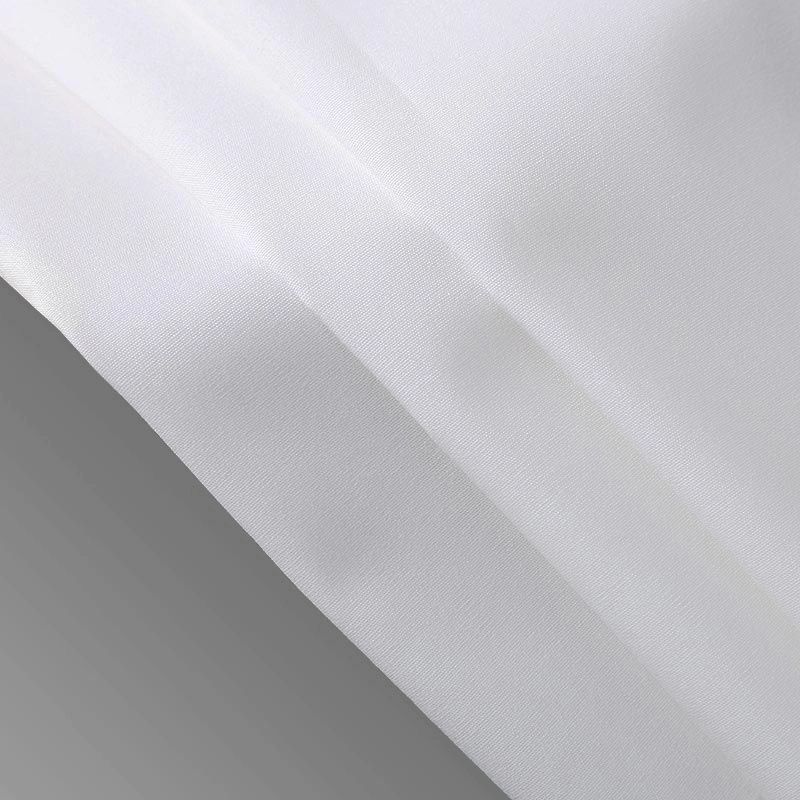 50 coton 50 Polyester Plain Weave White 200t Tissu textile de l'hôtel