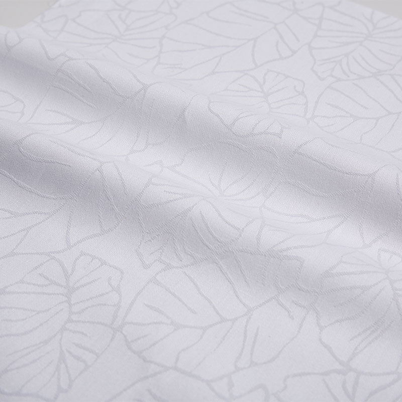 Coton jacquard quitte des tissus de literie textile de l'hôtel