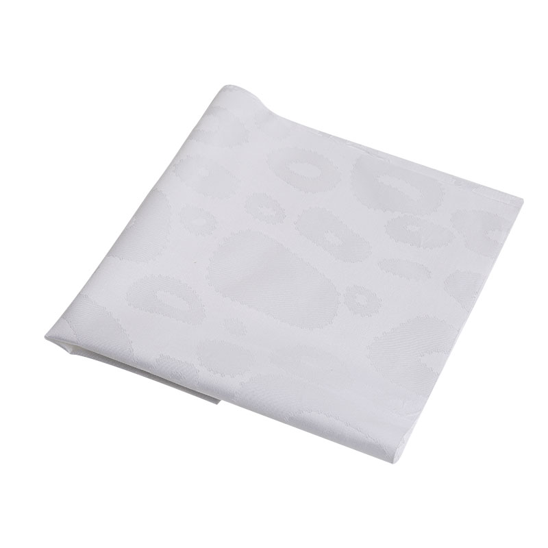 300T Cotton Pure White Sateen Jacquard Hotel Bedlinen Tissu